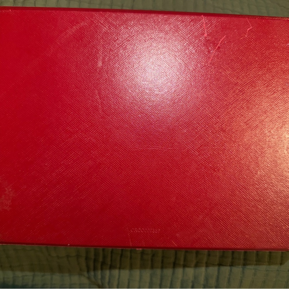 Cartier red and black watch presentation box with gold logo and a extra box - Picture 5 of 12